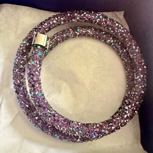 Swarovski lavender crystalline bracelet BNWT - Picture 2 of 5